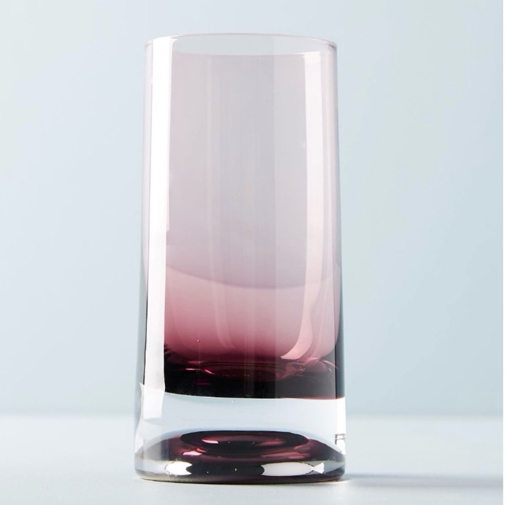 Anthropologie Glassware Tumbler Cup
